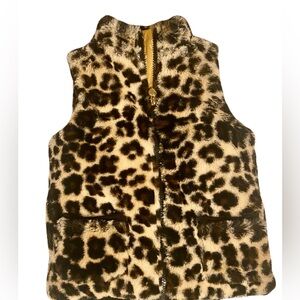 Girls Animal Print Vest